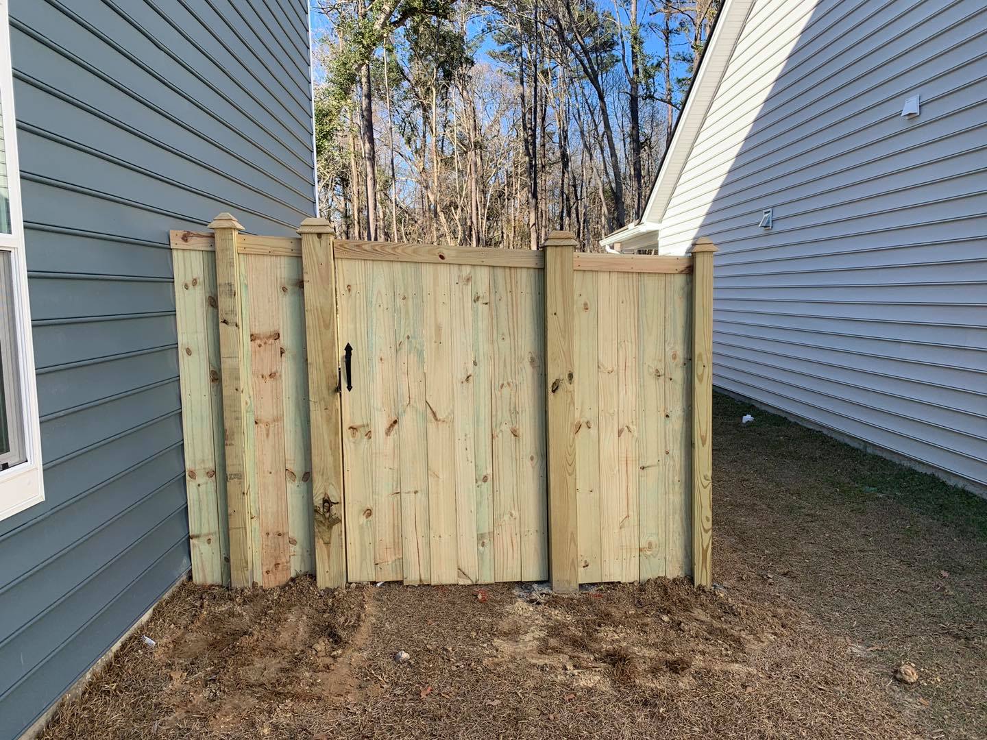 durable wood fence in Raleigh