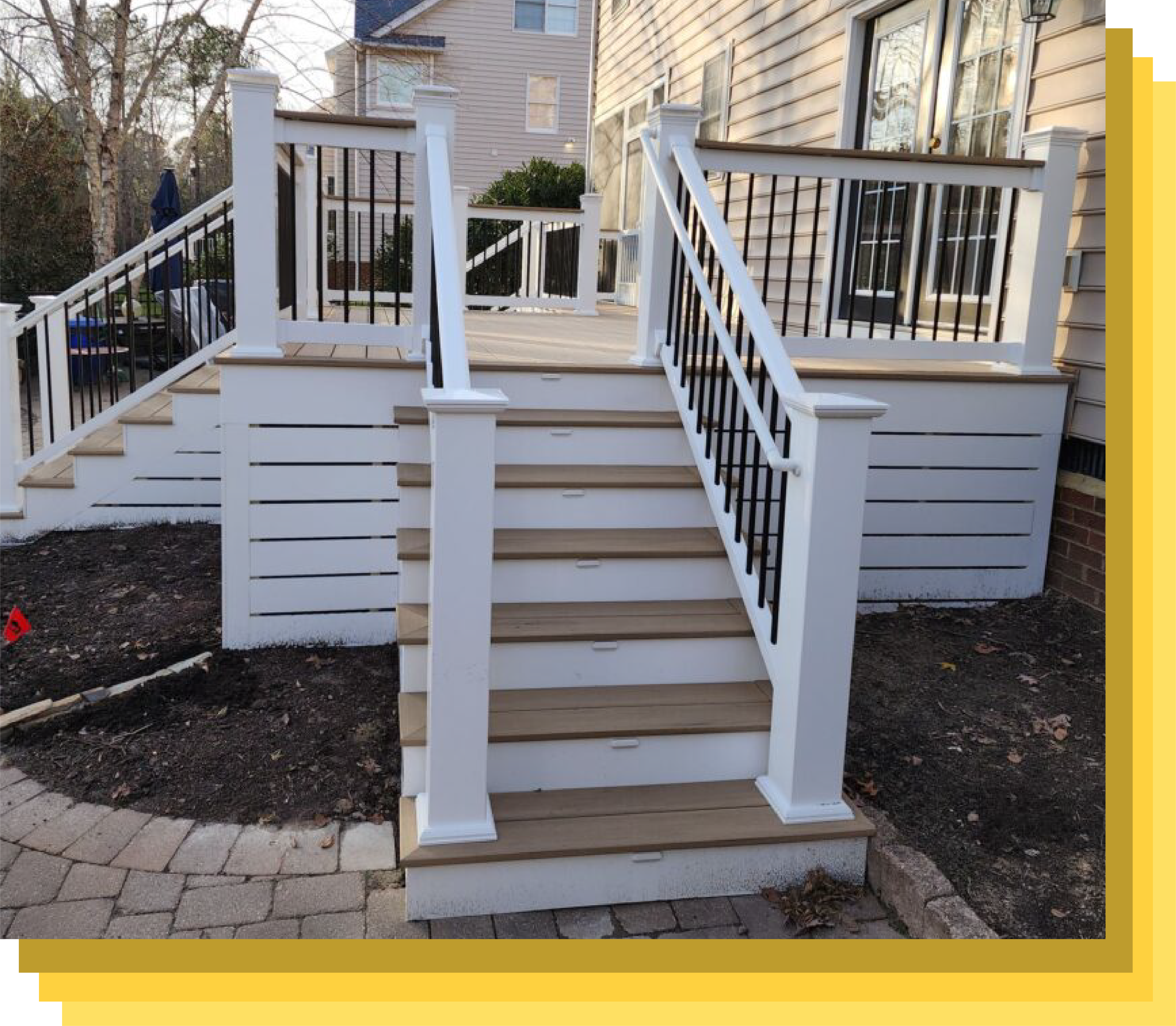 Professional technician restoring a high-quality fence line